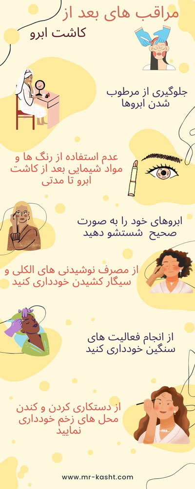مراقبت های قبل از کاشت ابرو - مهران رضایی
